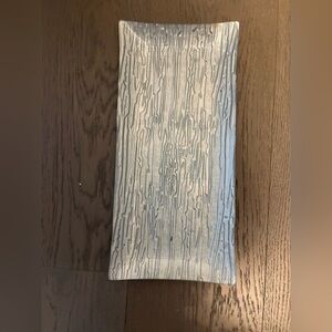 Michaels glass plate perfect for candles new with tag ret $58